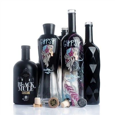 Sprøjte vodka glasflaske