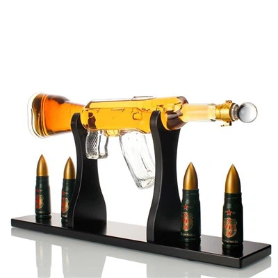 AK-47 Form høj borosilikatflaske