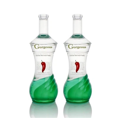 750 ml uregelmæssig form vodka flasker